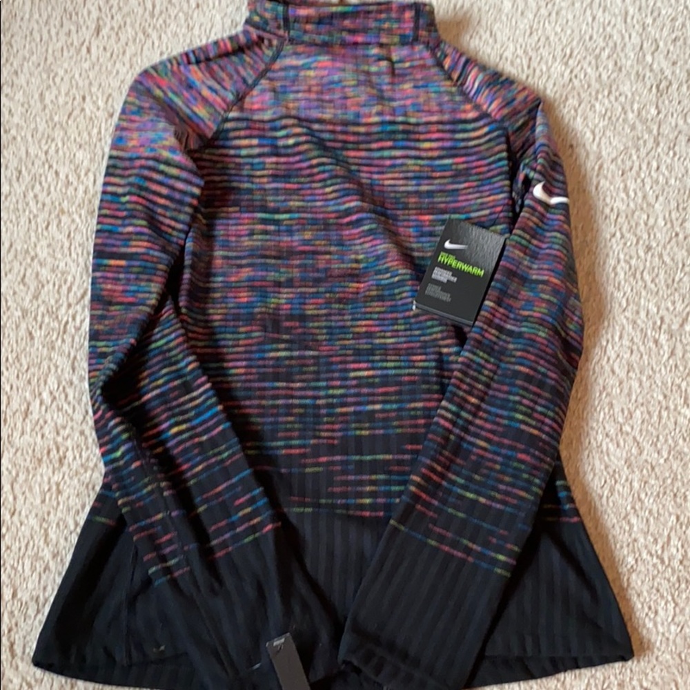 Nike hyper warm long sleeve shirt small new